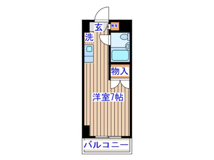 間取図 ハマコーポ