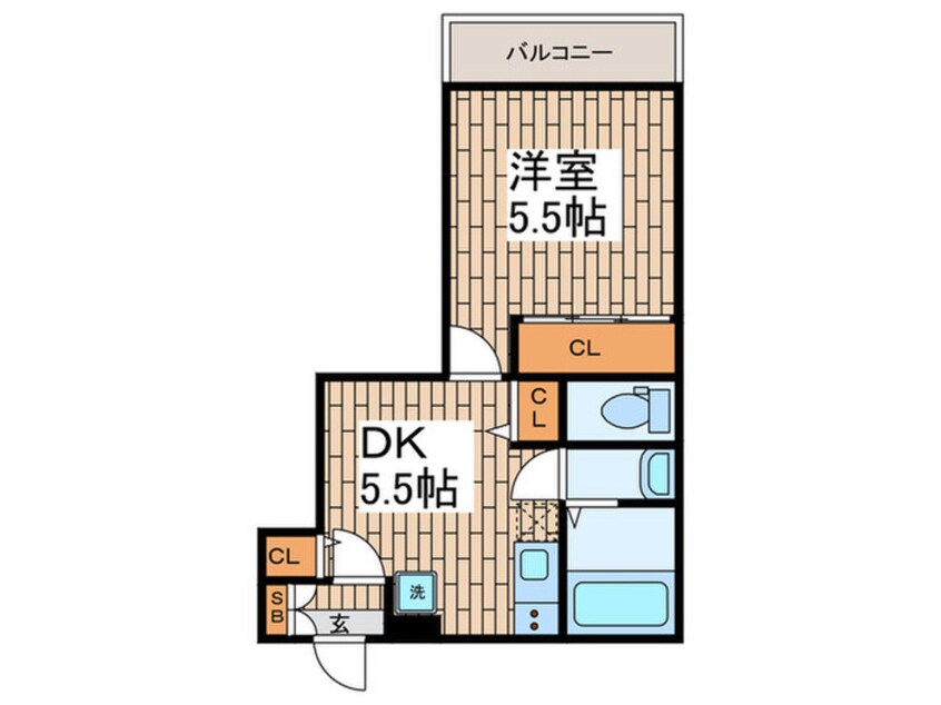 間取図 ウェルマン千鳥