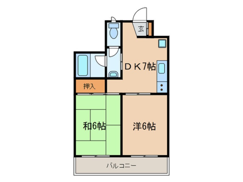 間取図 メゾンむらさき