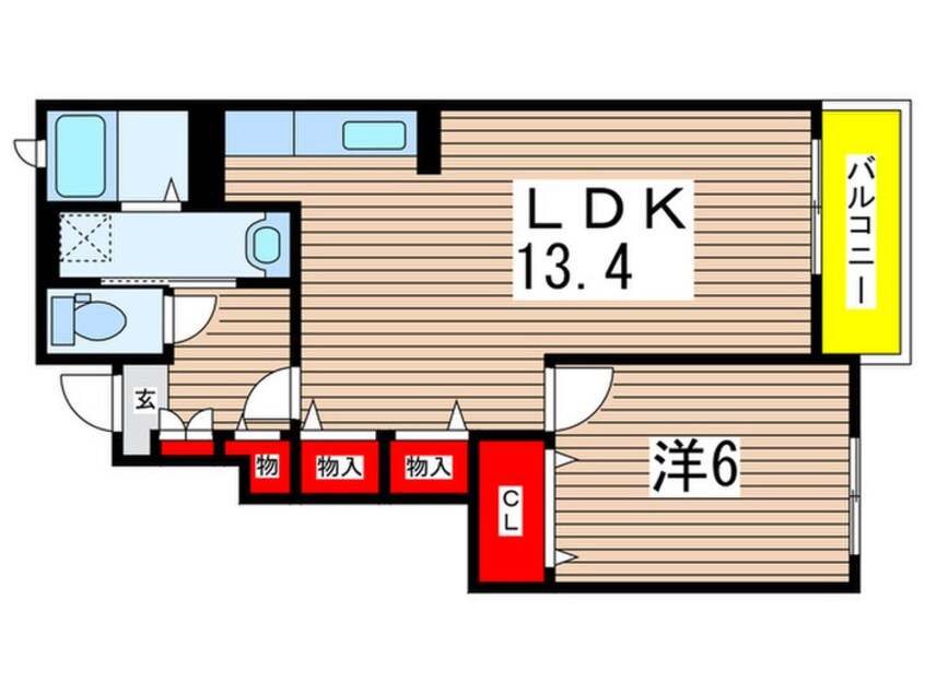 間取図 カレントハウス