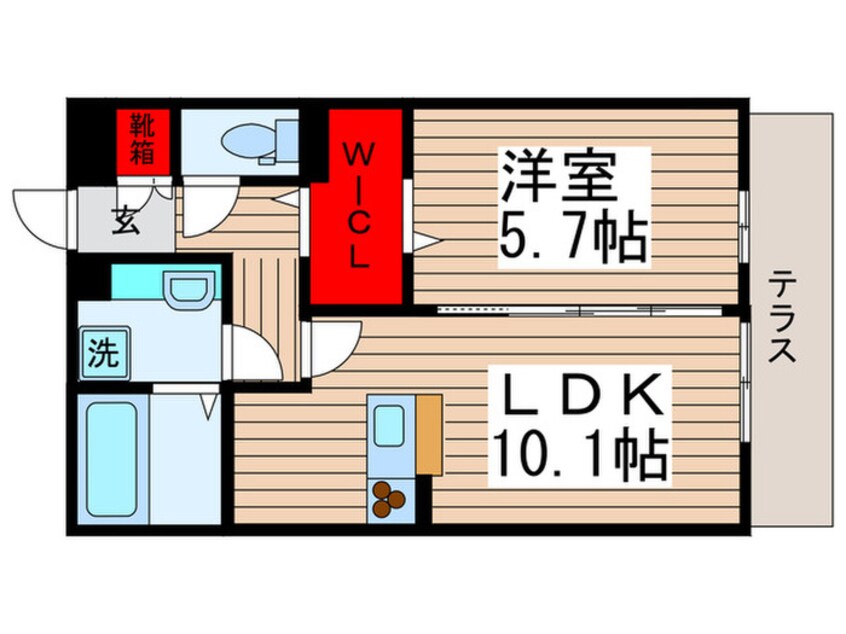 間取図 ガーデンハイツ・モッコク