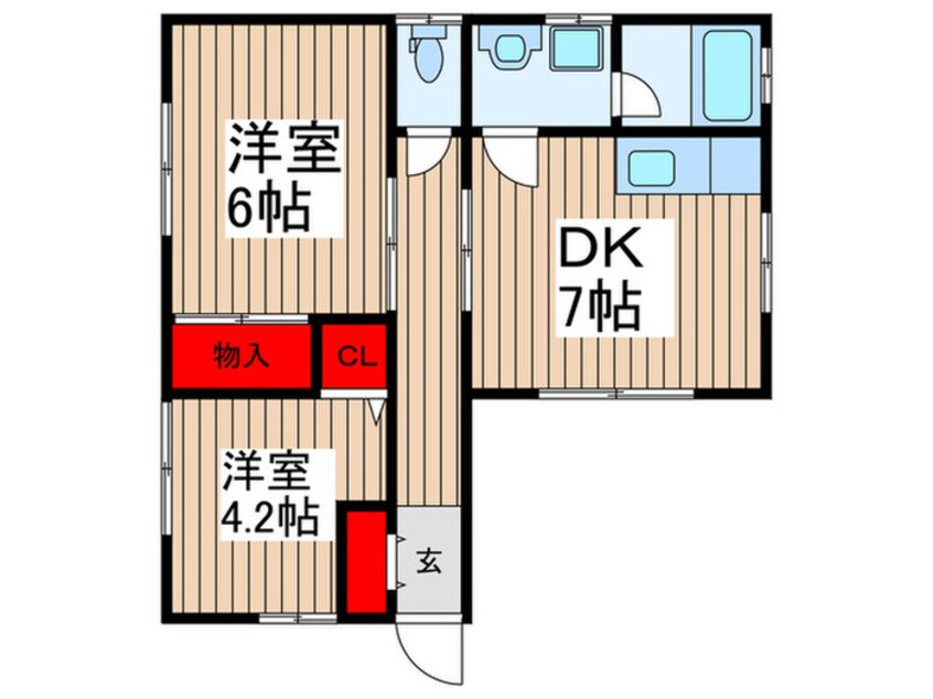 間取図 寿ハイツ