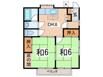 間取図 メゾン田中