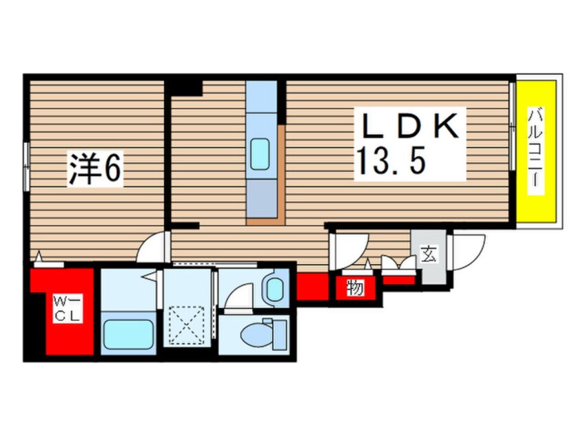 間取図 サンシャイン　スリー