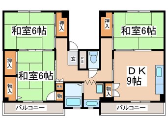 間取図 ビレッジハウス下島1号棟