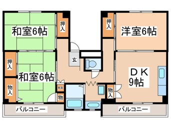 間取図 ビレッジハウス下島1号棟