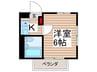 ジュネパレス市川第２１ 1Kの間取り