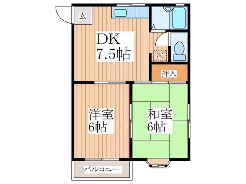 間取図 グレイス滝山