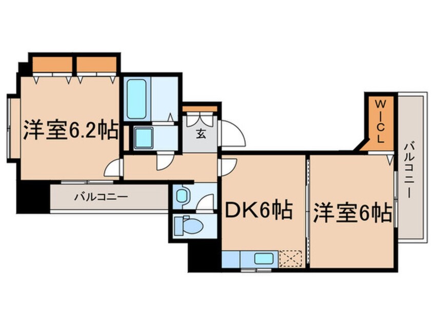 間取図 アークビル西新宿