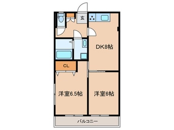 間取図 サクラコーポ（103）