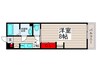 リブリ・サウンド東京 1Kの間取り