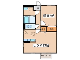 間取図 クレール四季彩の丘七番館