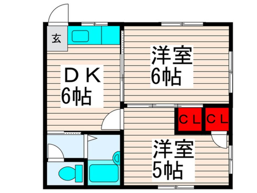 間取図 小松ハイム