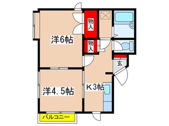 間取図 ベルハイム新百合ヶ丘