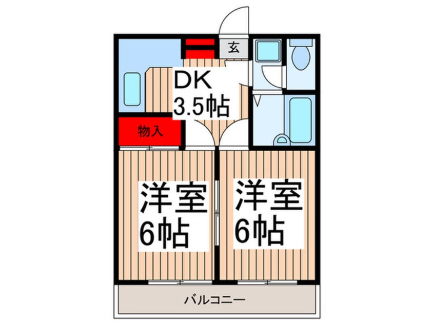 間取図 メゾンドセシカ