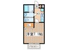 Ｆｒｉｅｎｄｌｙ玉川学園 1Kの間取り