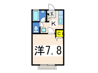 間取図 コスタ金沢