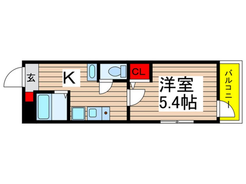 間取図 ルシェネⅢ