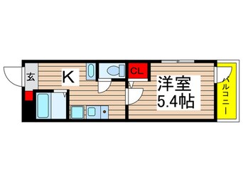 間取図 ルシェネⅢ