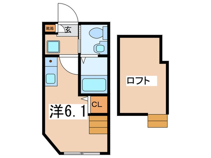 間取り図 ﾊｰﾐｯﾄｸﾗﾌﾞﾊｳｽ白楽Ⅱ