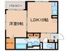 アジュール千川 1LDKの間取り