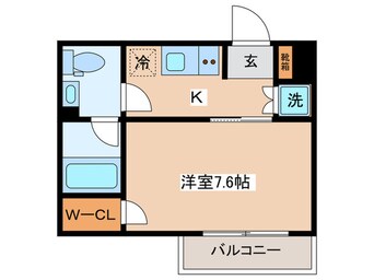 間取図 PREMIUM CUBE 西大島（406）