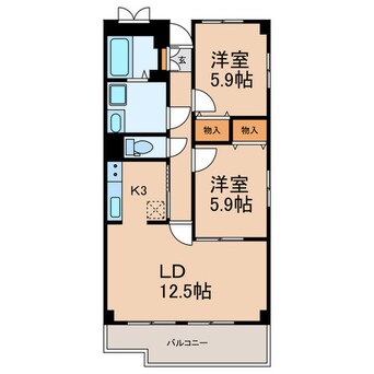 間取図 グランシャリオ