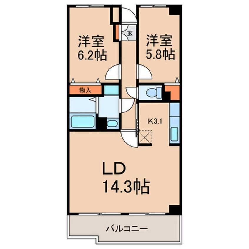 間取図 グランシャリオ