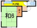 第２グリ－ン荘の間取図