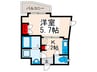 ＦＡＩＲ町屋レジデンス 1Kの間取り