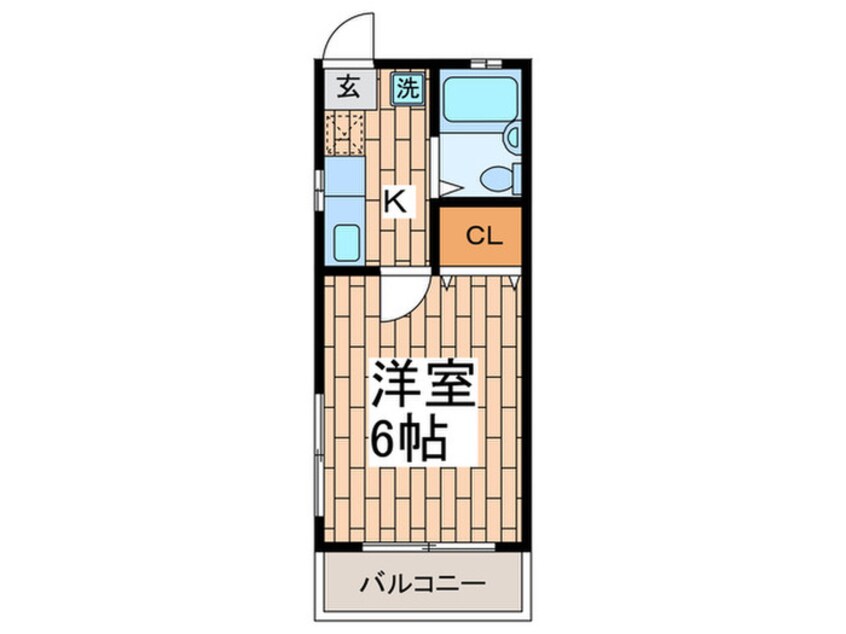 間取図 メゾン鵜の木