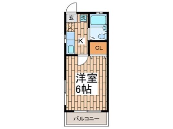 間取図 メゾン鵜の木