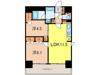 間取図 パ－クアクシス秋葉原Ｅａｓｔ
