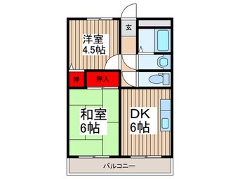 間取図 ハイツ昭栄