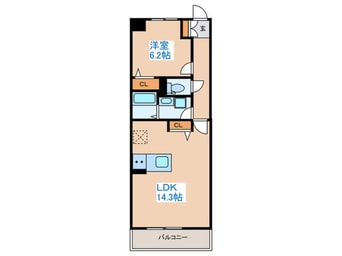 間取図 ＢＬＥＳＳ北新宿