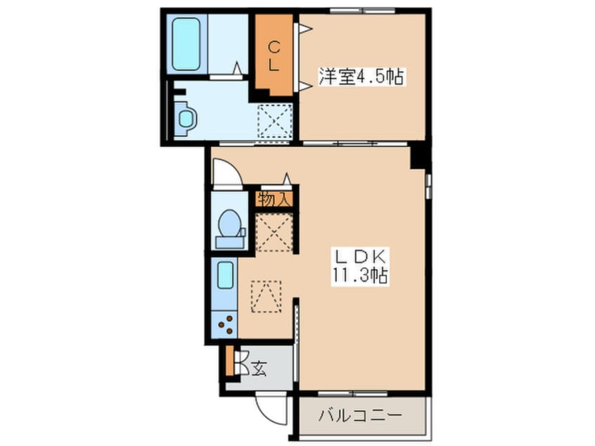 間取図 ショコラ