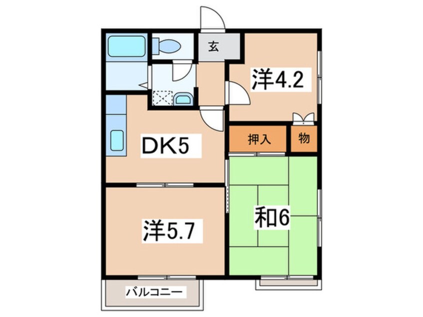 間取図 マロンハイムＣ棟