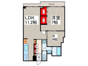 間取図 豊島ハイツ（606）