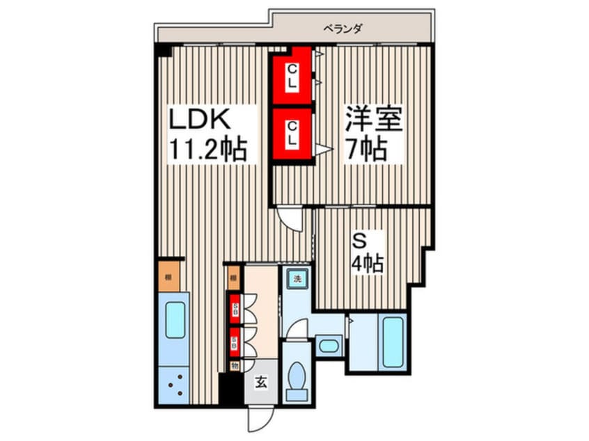間取図 豊島ハイツ（606）
