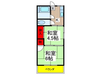 間取図 アモロッソＹＡＭＡＤＡ２１