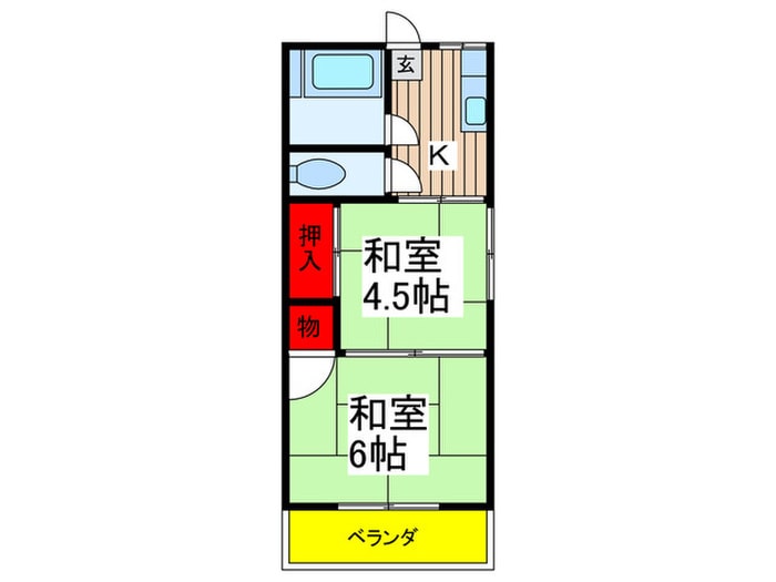 間取り図 アモロッソＹＡＭＡＤＡ２１