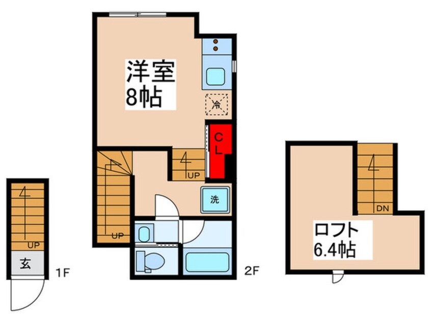 間取図 Ｌｉｌｉｕｍ　Ｄｕｏ　