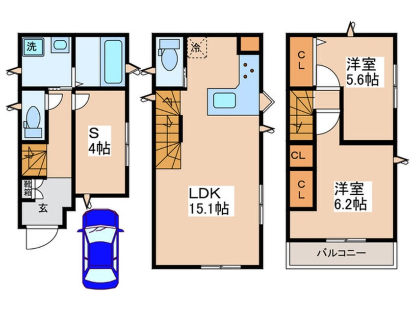 間取図 Kolet宮崎台5