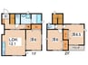 相南1丁目貸家 3LDKの間取り