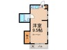 パールハイム 1Rの間取り