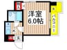 ジュネパレス船橋　第３ 1Kの間取り