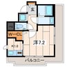 Cherry House Ⅵ 1Kの間取り