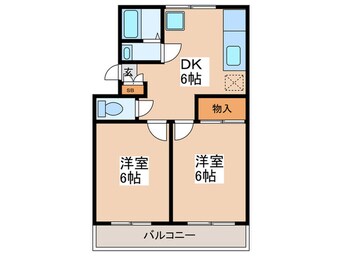 間取図 関根ｺｰﾎﾟ