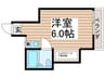 コンフォート高砂 1Rの間取り