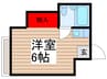 コンフォート高砂 1Rの間取り